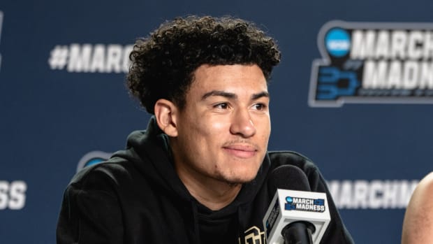 KJ Simpson at press conference
